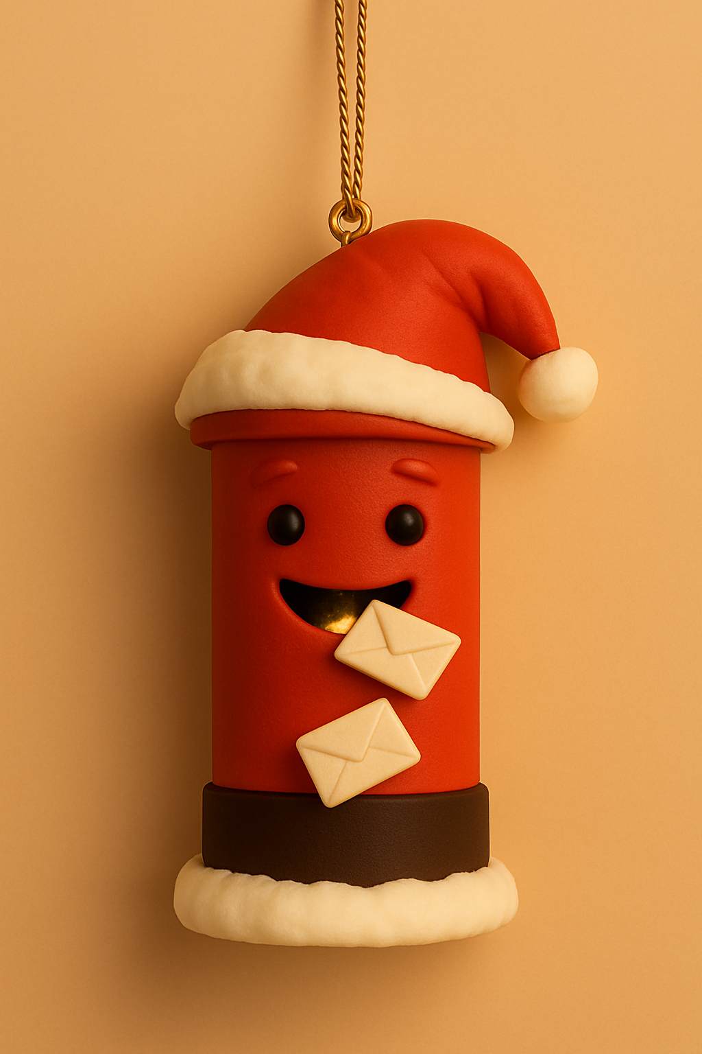 Starry Postbox Christmas Ornament STL – 3D Printable Tree Decoration