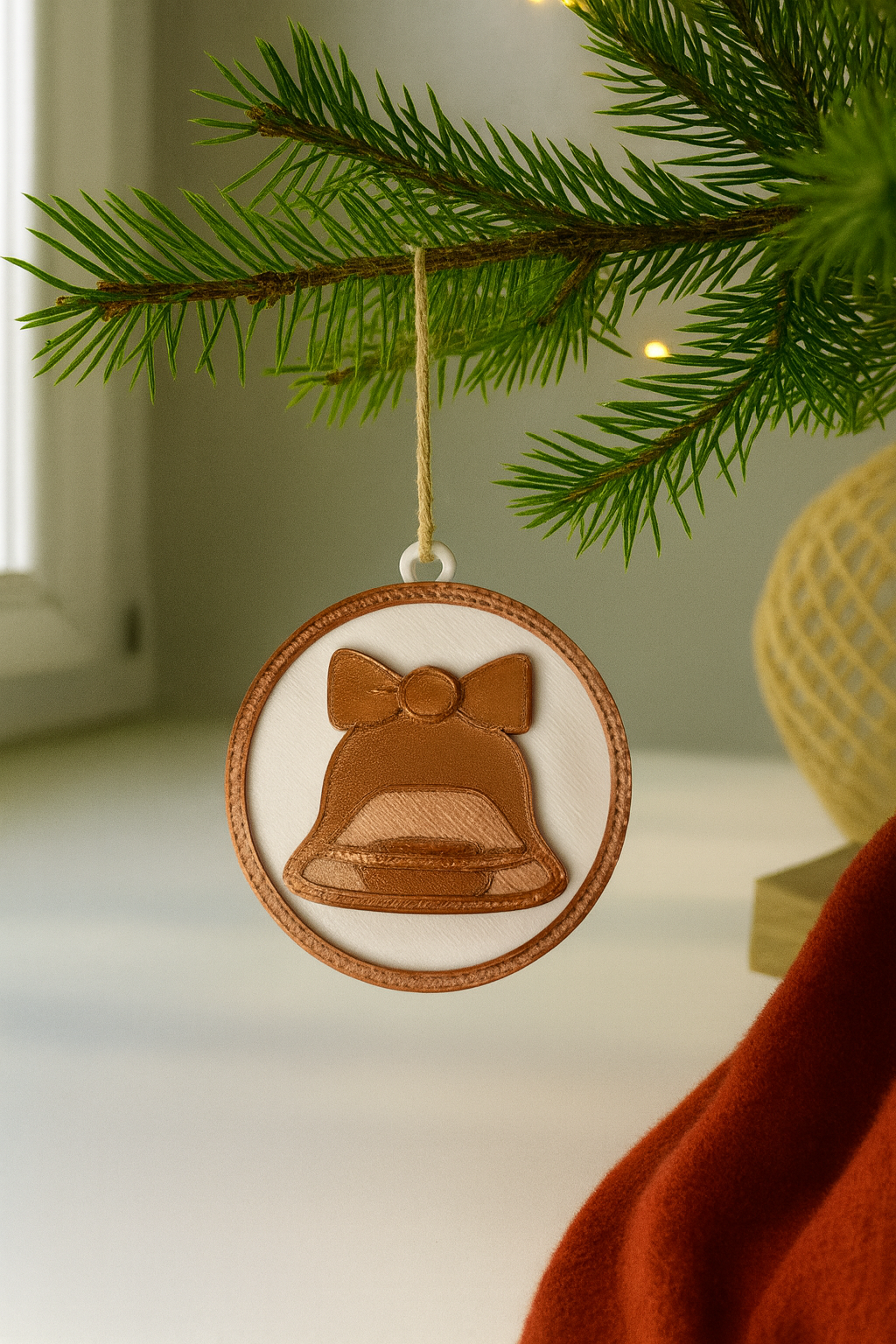 Christmas Tree Decorations STL Bundle – 6 Hanging Round Ornaments (Digital Download)