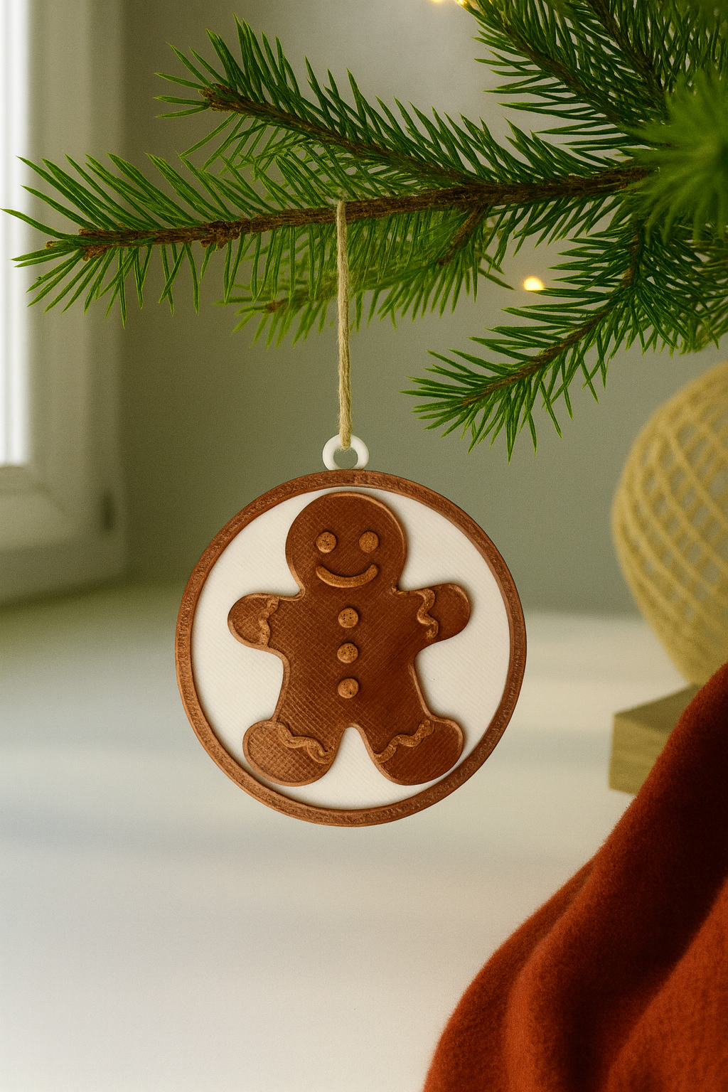 Christmas Tree Decorations STL Bundle – 6 Hanging Round Ornaments (Digital Download)