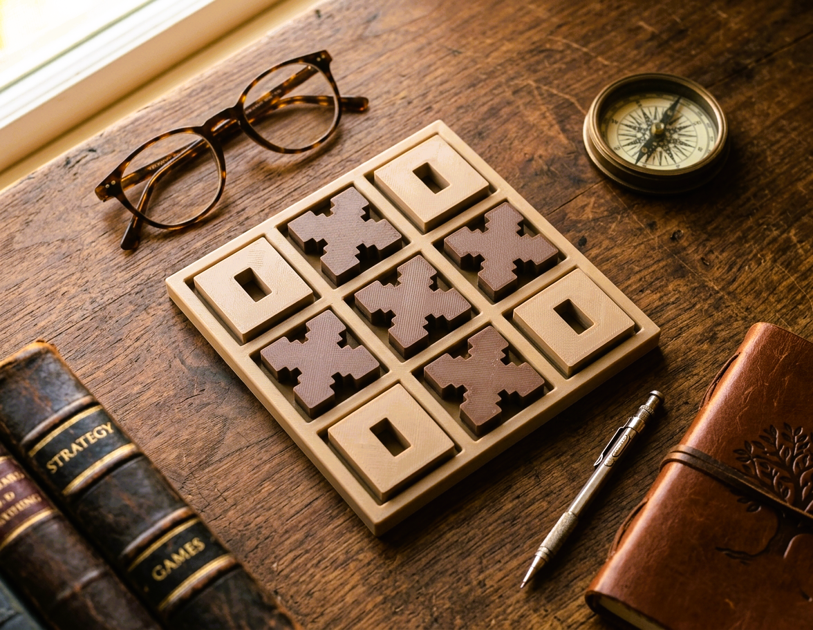 Minimalist Tic Tac Toe Game | Digital Download