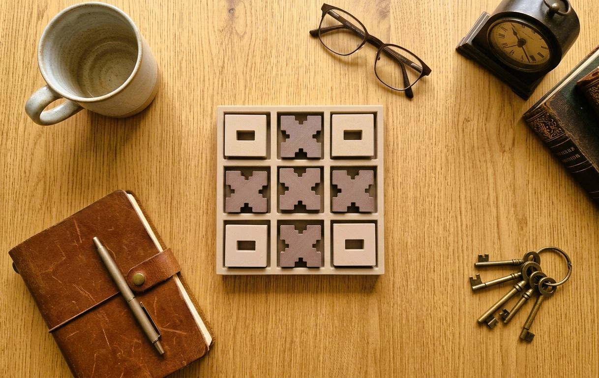 Minimalist Tic Tac Toe Game | Digital Download