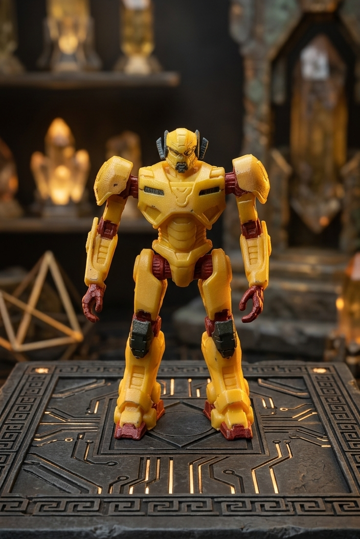 Mech Robot Display Figure – Axiom Unit STL File
