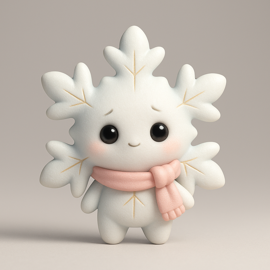 Snowbelle Snowflake STL File – 3D Print Christmas Decor