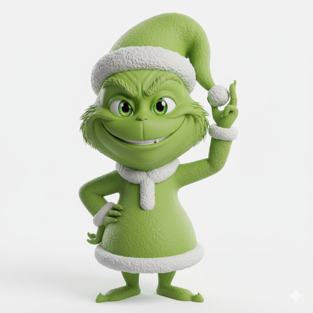 Cheeky Grinch Elf STL Bundle – 5 Mischievous Christmas Characters Test max allowed title characters