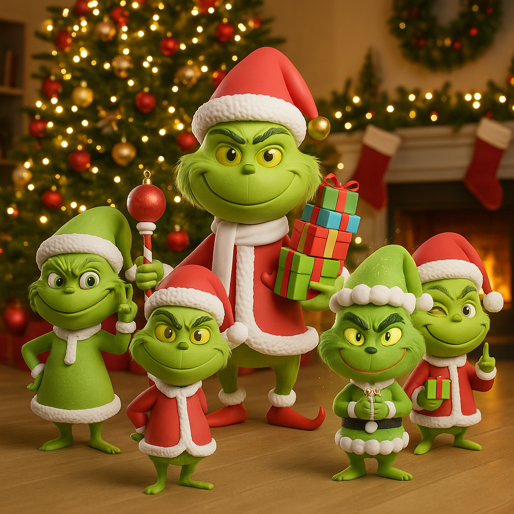 Cheeky Grinch Elf STL Bundle – 5 Mischievous Christmas Characters Test max allowed title characters
