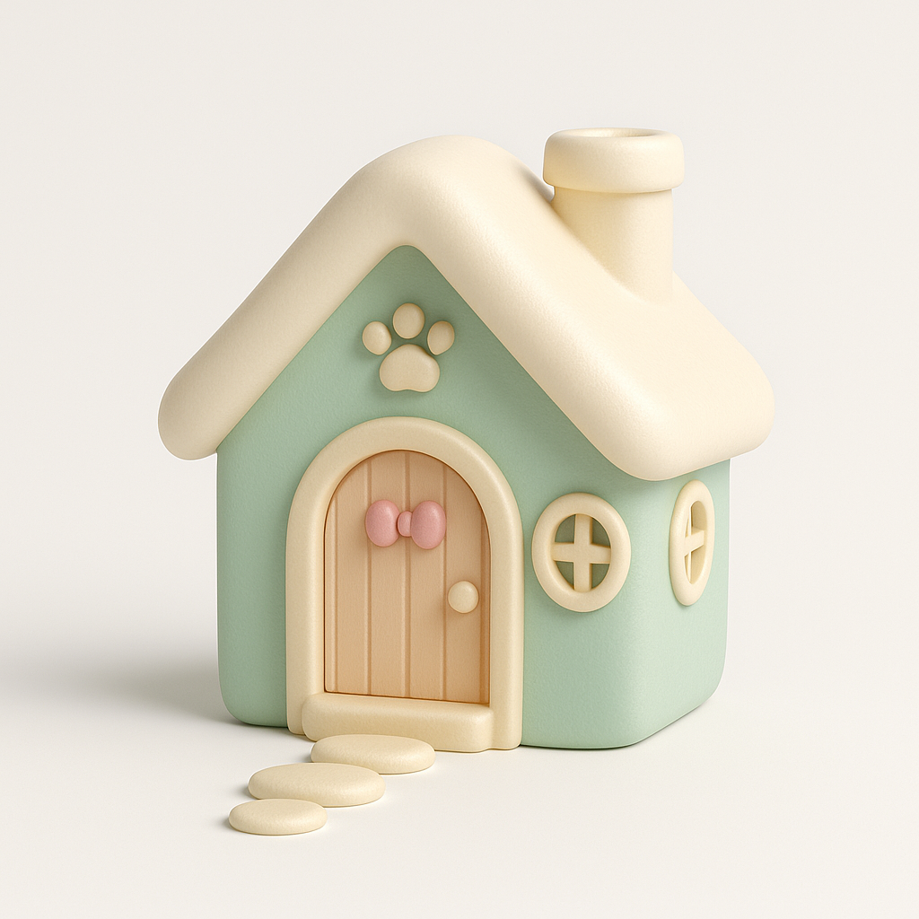 Muffin the Bunny & Cozy Cottage STL Bundle – Christmas 3D Print Set (Digital Download)