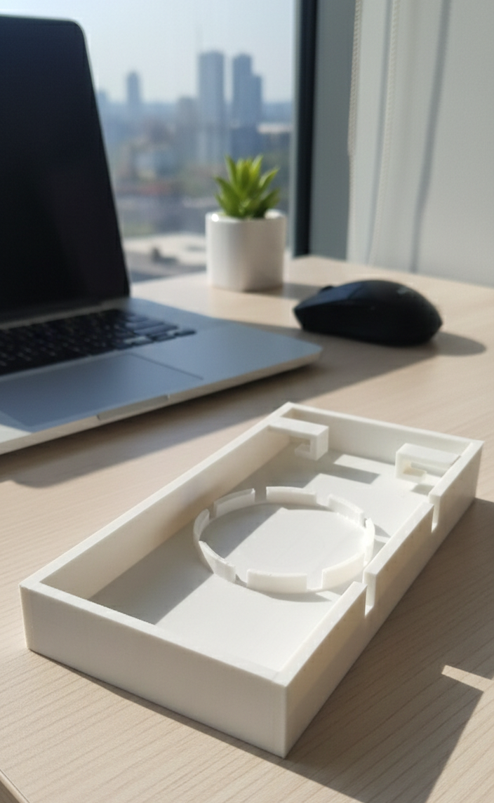 Wireless Charging Phone Mount & Dock – MagSafe/Qi (Physical or STL)