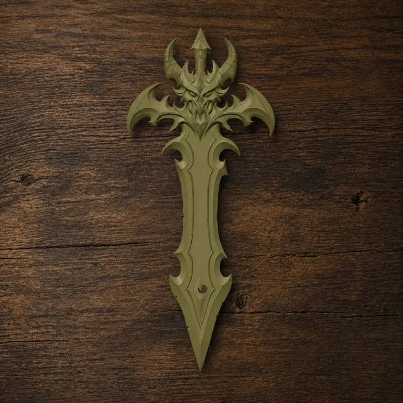 Demonlord Fang — Mythical Fantasy Sword Digital File for 3D Printing