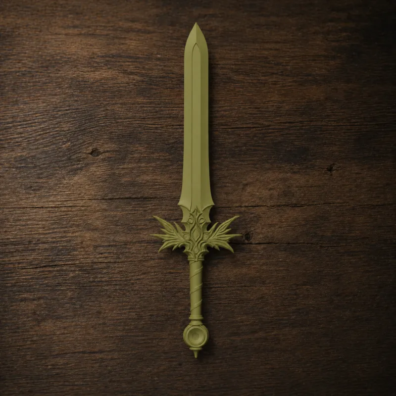 Solarian Edge — Mythical Fantasy Sword Digital File for 3D Printing