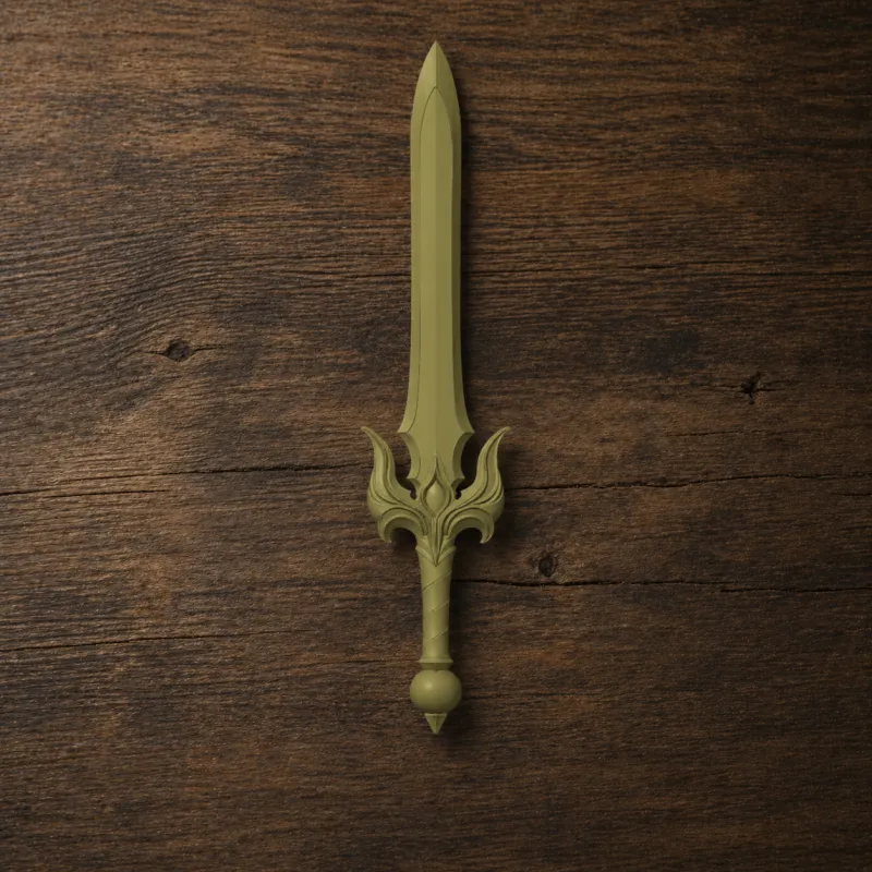 Starforged Blade — Mythical Fantasy Sword Digital File for 3D Printing