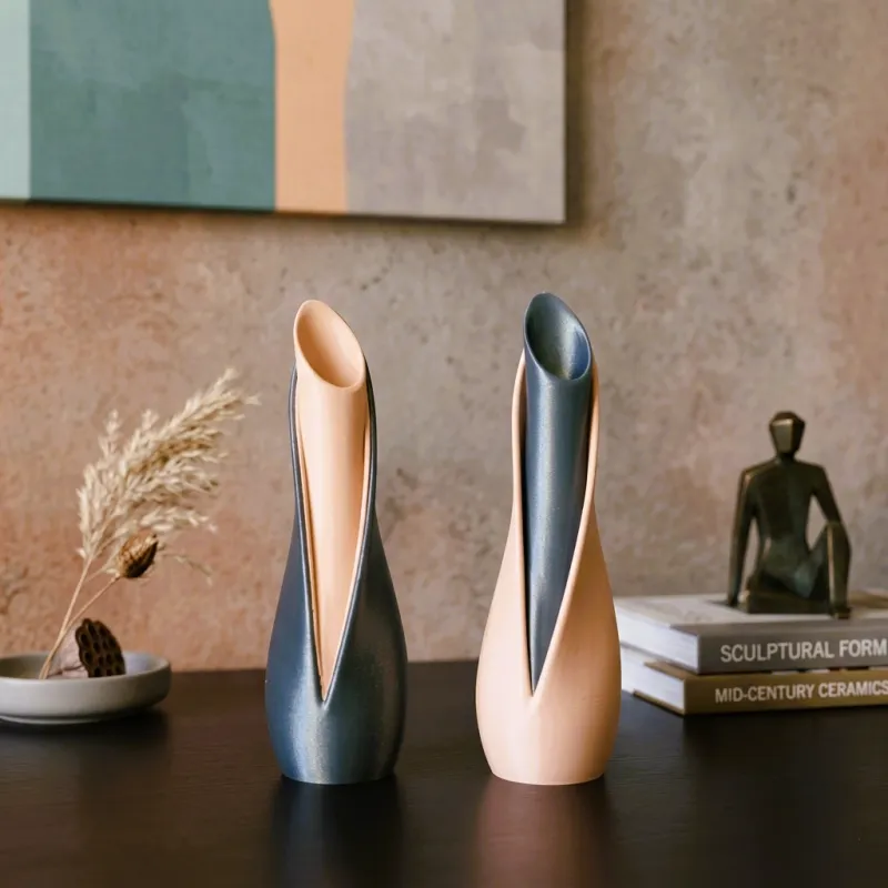 Two-Colour Split Bud Vase — Digital File for 3D printing