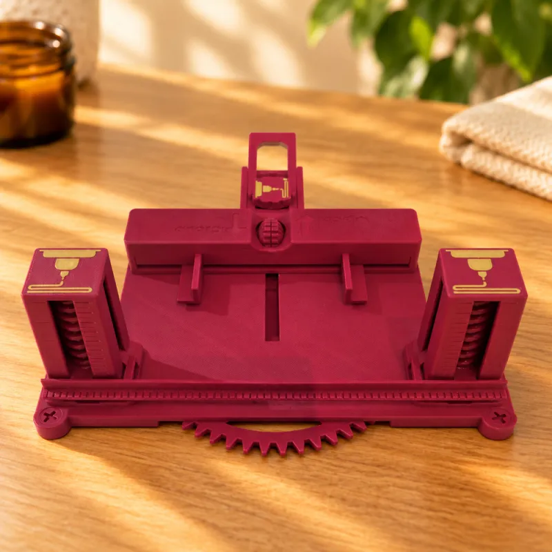 Vertical Label Helper – Label Applicator for Square Jars, Bottles & Boxes