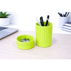 Desk_Organisers_Set_Debossed_Ribbed_Apple_Green