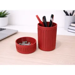 Desk_Organisers_Set_Debossed_Ribbed_Red