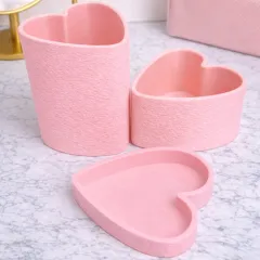 HeartOrganiserSetLightPink