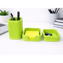 Ribbed_Desk_Organiser_Set_Apple_Green