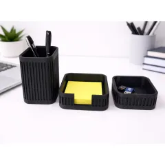 Ribbed_Desk_Organiser_Set_Black