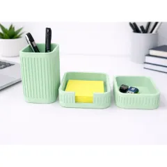 Ribbed_Desk_Organiser_Set_Mint_Green