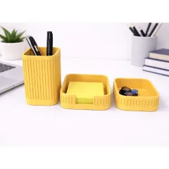 Ribbed_Desk_Organiser_Set_Yellow