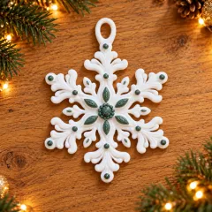 Snowflake-Pattern-1-White-Galaxy-Green-1000x1000