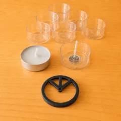 Tealight-Wick--Helper-Black