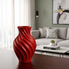 wave_crest_vase_satin_red_modern_design_table